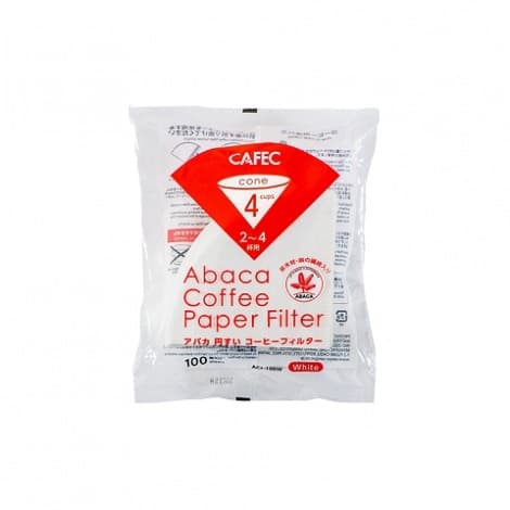 Cafec Abaca V60-filter 4 (2-4 kopper)